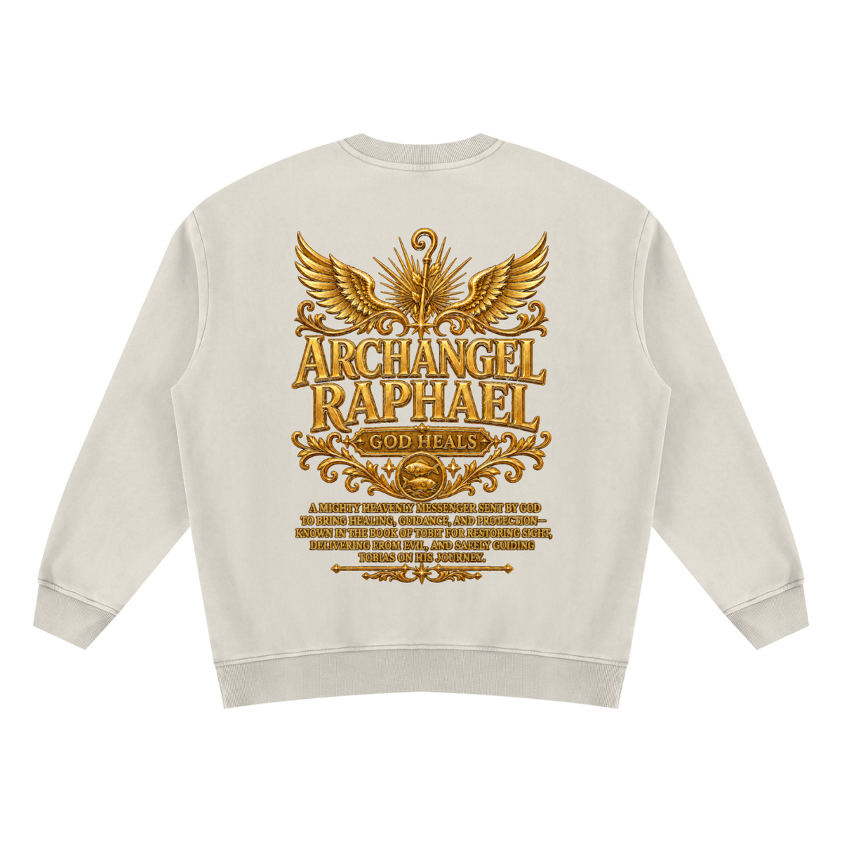 Jubilore "Raphael" Unisex Vintage Wash Fleece Sweatshirt