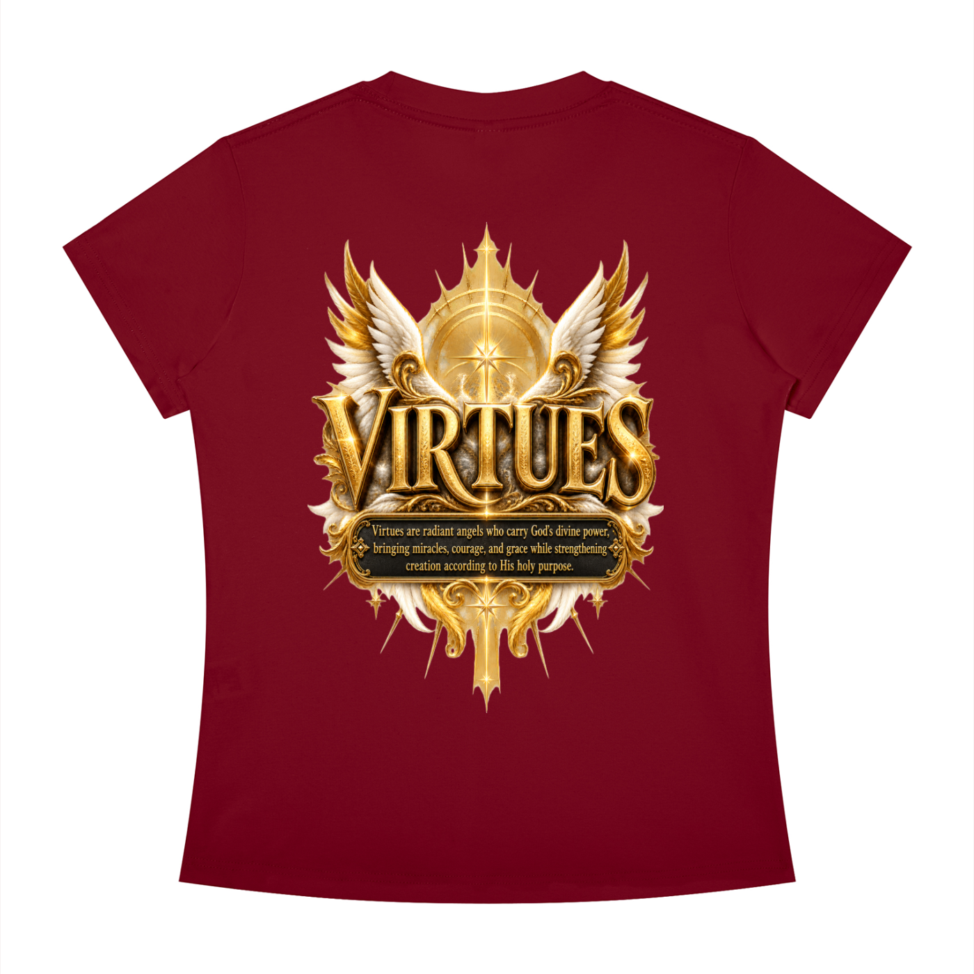 Jubiloré "Virtues" Women's Slim Fit Crewneck T-Shirt