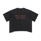 Jubilore Darkhorse Raw Edge Snow Washed Boxy T-Shirt