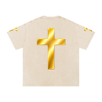 Jubilore "Jesus Is LORD" Snow Washed Oversized Cotton T-Shirt