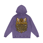 Jubilore "Dominions" Snow Washed Loose Cotton Hoodie