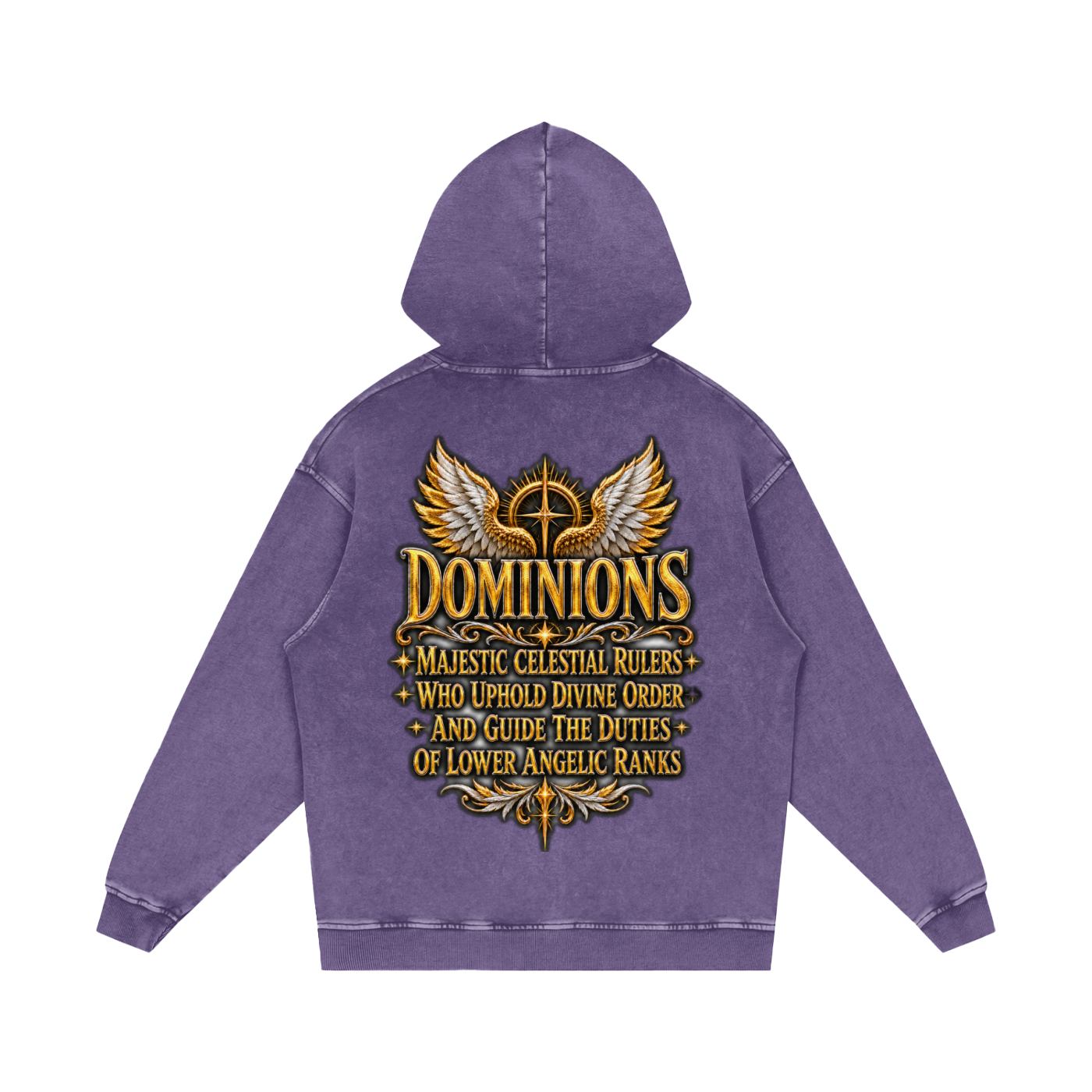 Jubilore "Dominions" Snow Washed Loose Cotton Hoodie