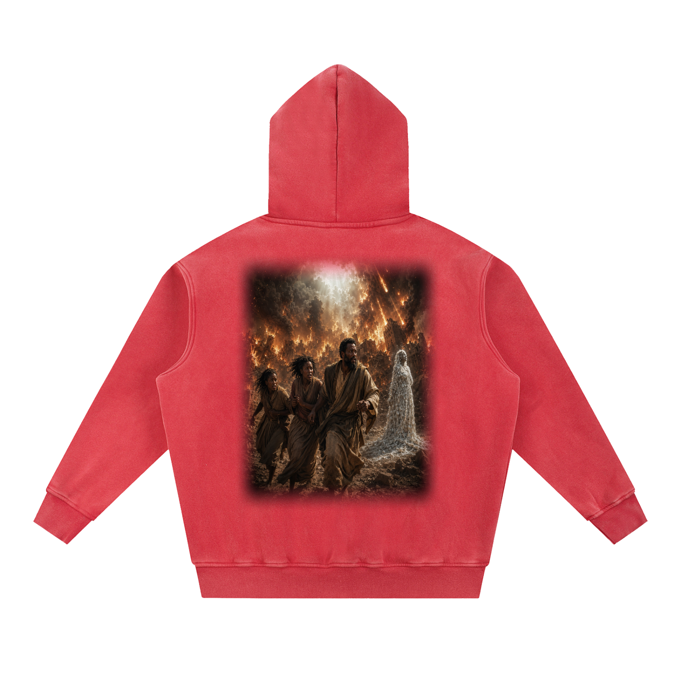 Jubilore "Sodom & Gomorroh" Snow Wash Fleece Oversize Hoodie