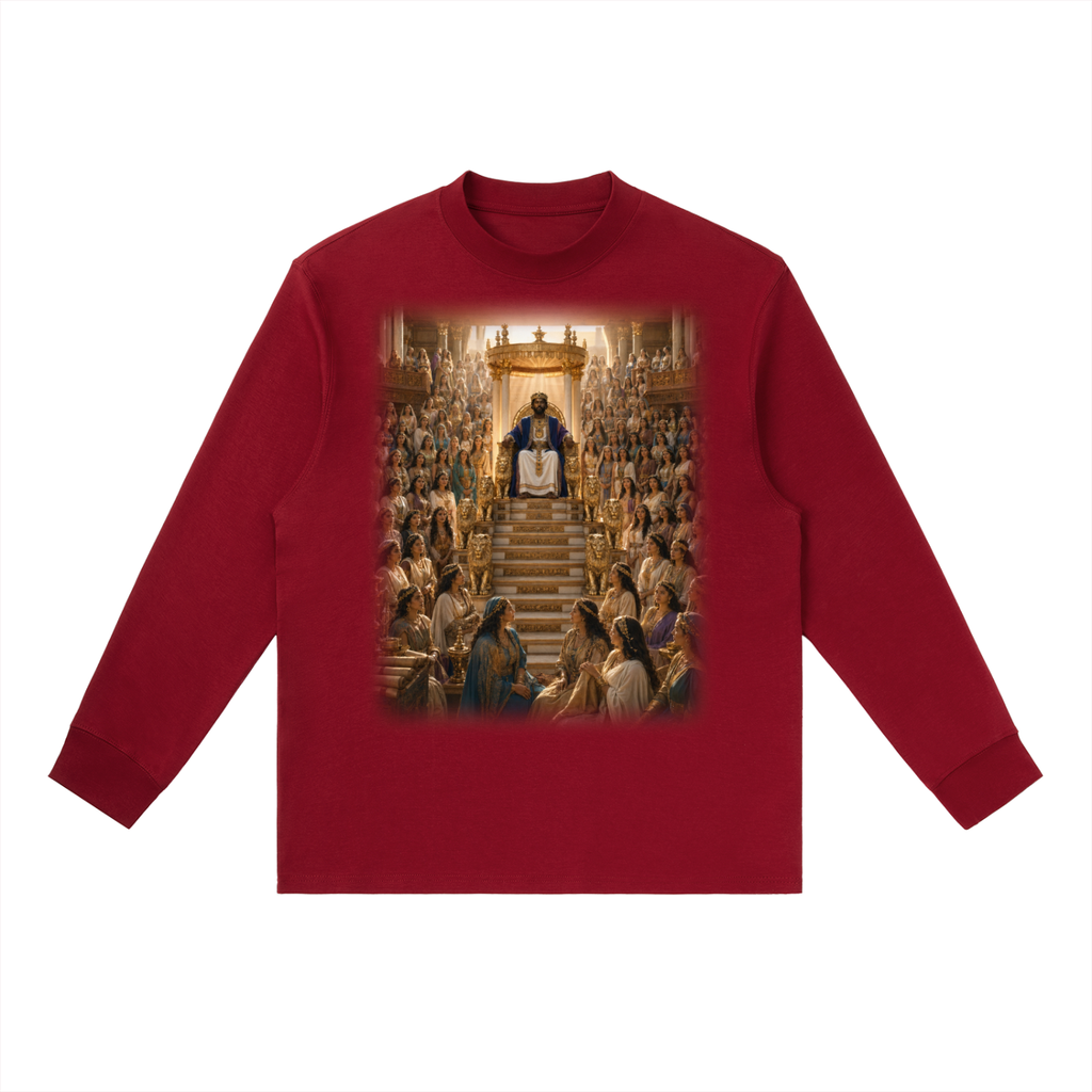 Jubilore "Solomon" Essential Crewneck Long-Sleeve T-Shirt