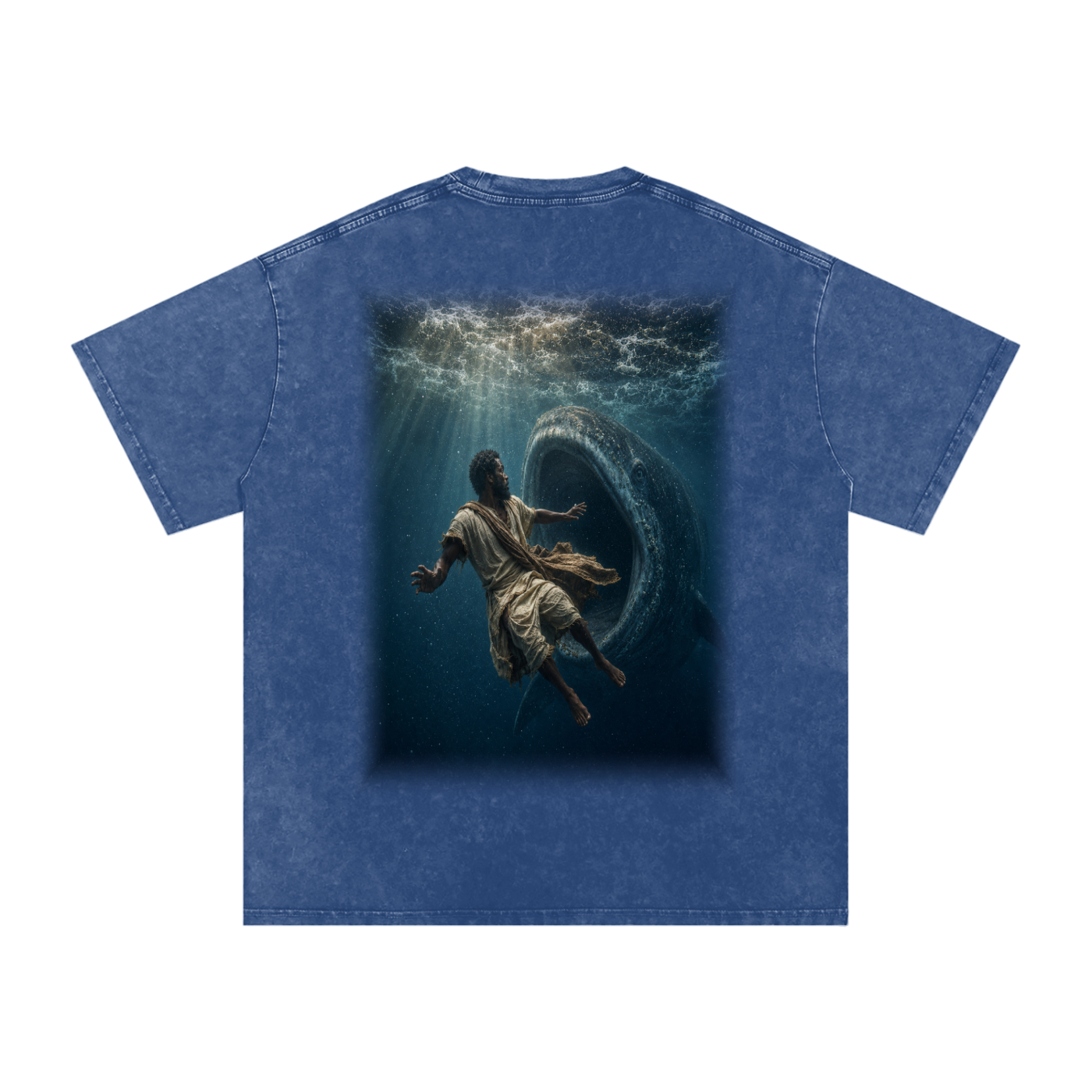 Jubilore "Jonah" Snow Washed Oversized Cotton T-Shirt