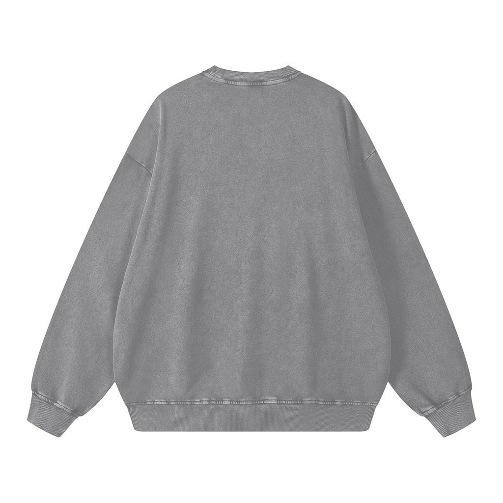 Jubilore "NAA" Snow Washed Oversized Sweatshirt