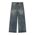 Jubilore Men's Vintage Wash Denim Jeans