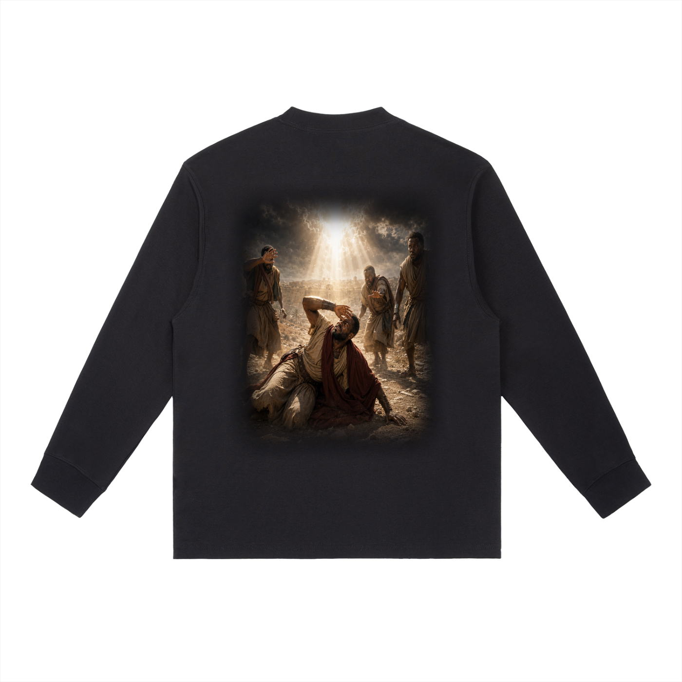 Jubilore "Paul" Essential Crewneck Long-Sleeve T-Shirt