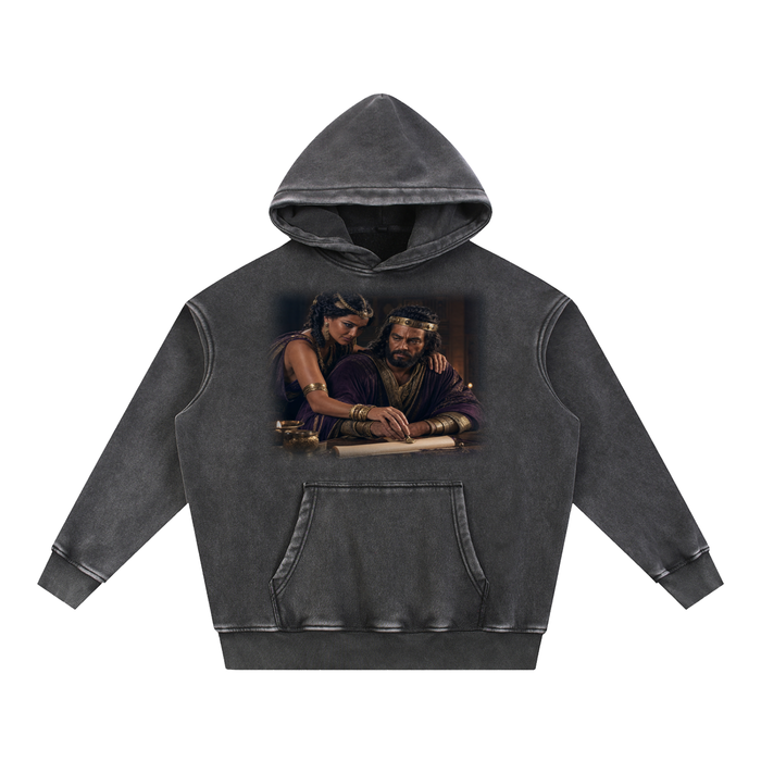 Jubilore "Jezebel" Snow Wash Fleece Oversize Hoodie
