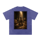 Jubilore "Daniel" Snow Washed Oversized Cotton T-Shirt