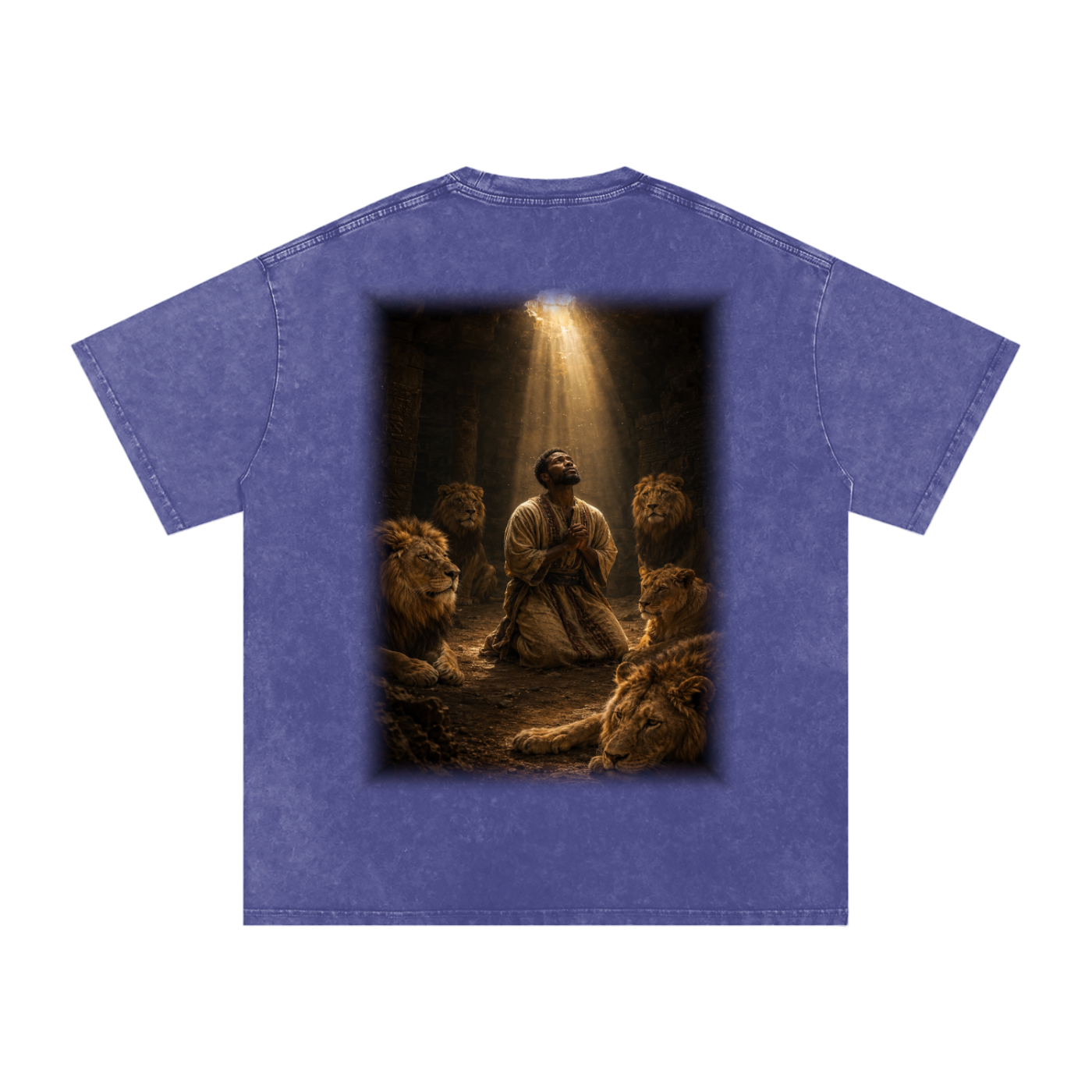 Jubilore "Daniel" Snow Washed Oversized Cotton T-Shirt