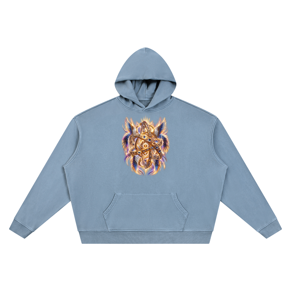 Jubilore Thrones Unisex Vintage Wash Boxy Hoodie