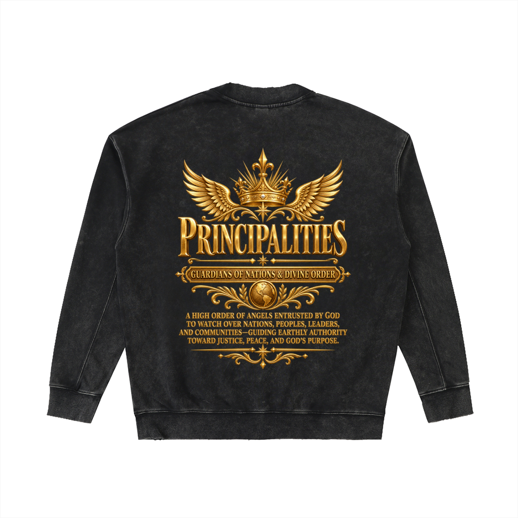 Jubilore "Principalities" Drop Shoulder Crewneck Sweatshirt