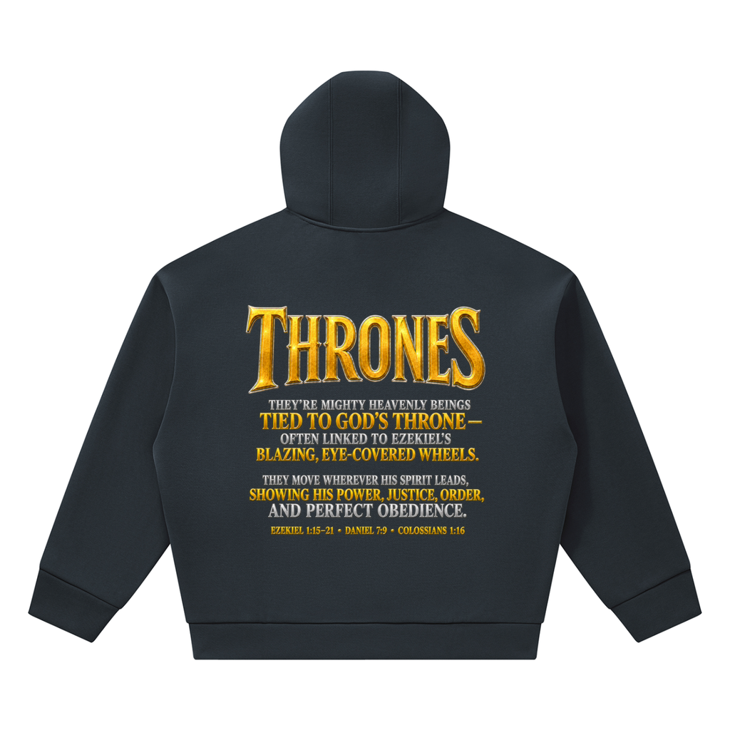 Jubilore Thrones Unisex Heavyweight Fleece Boxy Hoodie