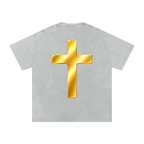 Jubilore "Shroud of Turin" Snow Washed Oversized Cotton T-Shirt