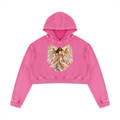 Jubiloré "Virtues" Women’s Mineral Washed Crop Hoodie