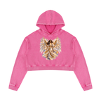 Jubiloré "Virtues" Women’s Mineral Washed Crop Hoodie