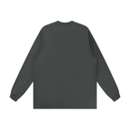Jubilore "NAA" Unisex Raw Hem Long Sleeve T-Shirt