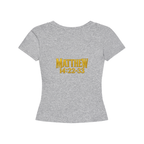 Jubiloré "Jesus Walks On Water" Women's Longline Slim-Fit T-Shirt