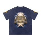 Jubilore "Christ Saves" Snow Washed Oversized Cotton T-Shirt