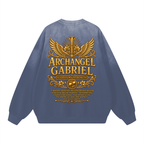 Jubilore "Gabriel" Sunfade Drop-Shoulder Cotton Sweatshirt