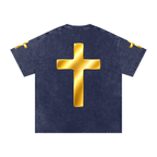 Jubilore "Jesus Is LORD" Snow Washed Oversized Cotton T-Shirt