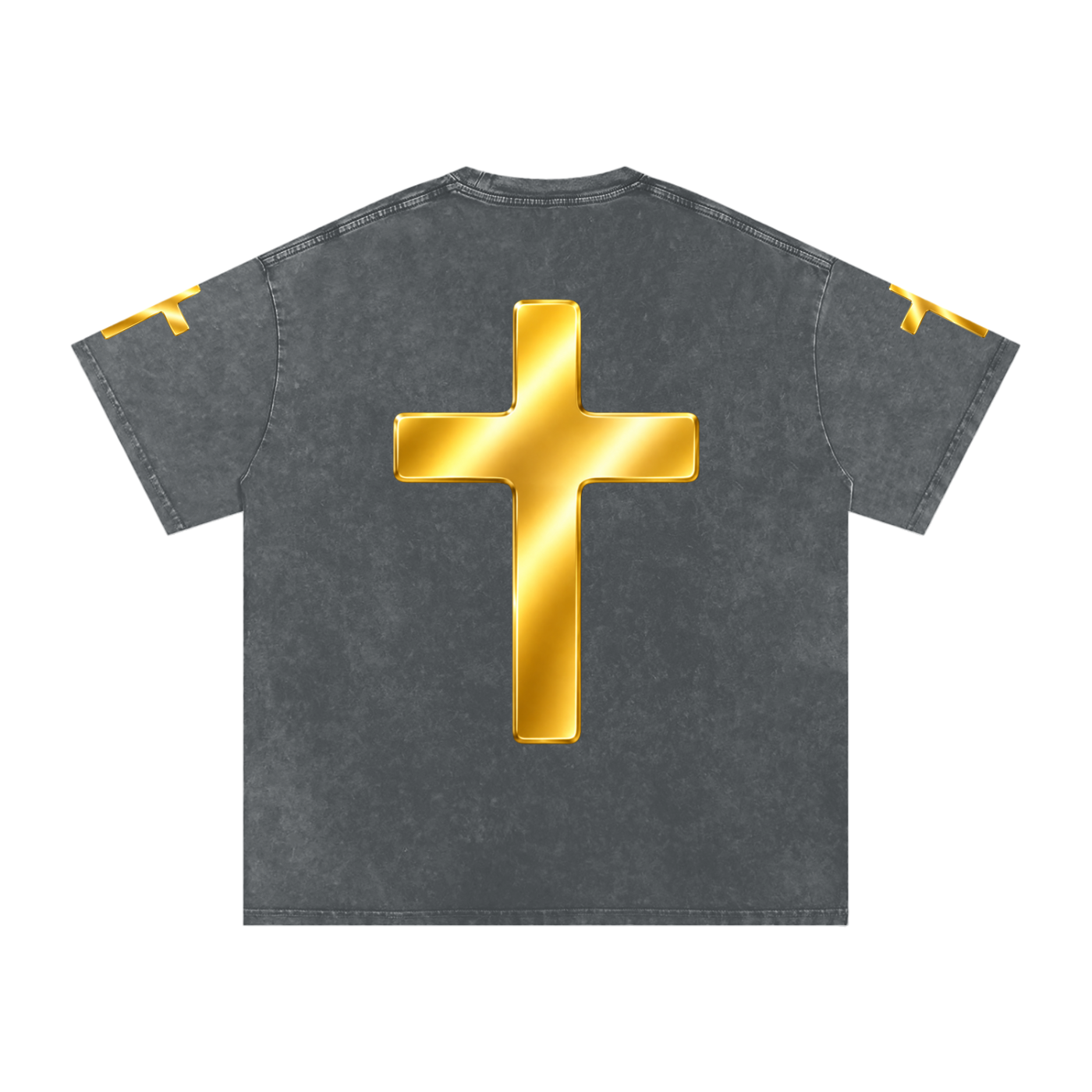 Jubilore "Jesus Is LORD" Snow Washed Oversized Cotton T-Shirt