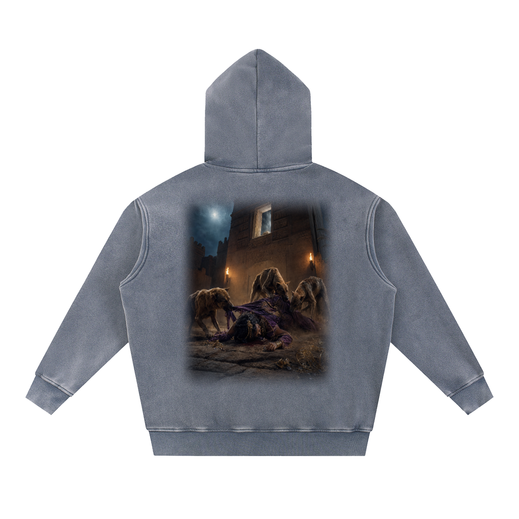 Jubilore "Jezebel" Snow Wash Fleece Oversize Hoodie