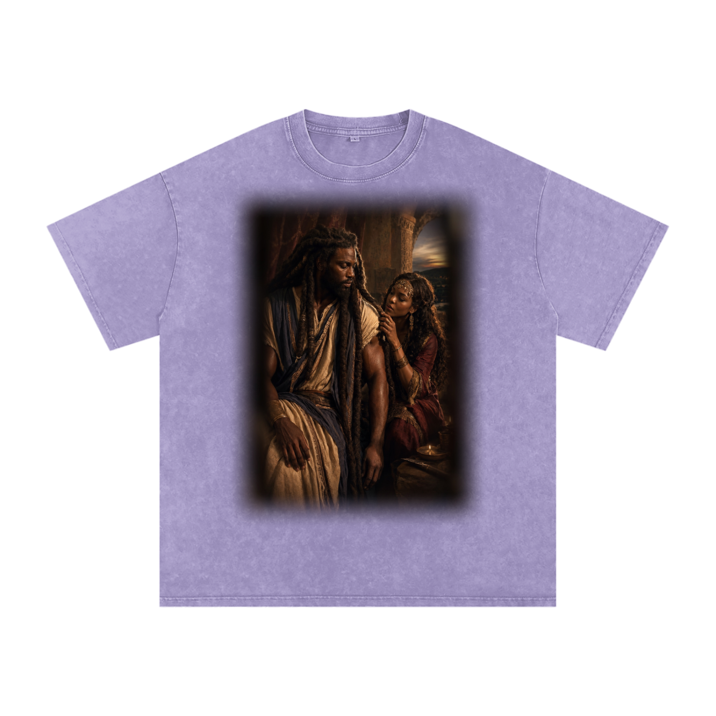 Jubilore “Samson” Snow Washed Oversized Cotton T-Shirt