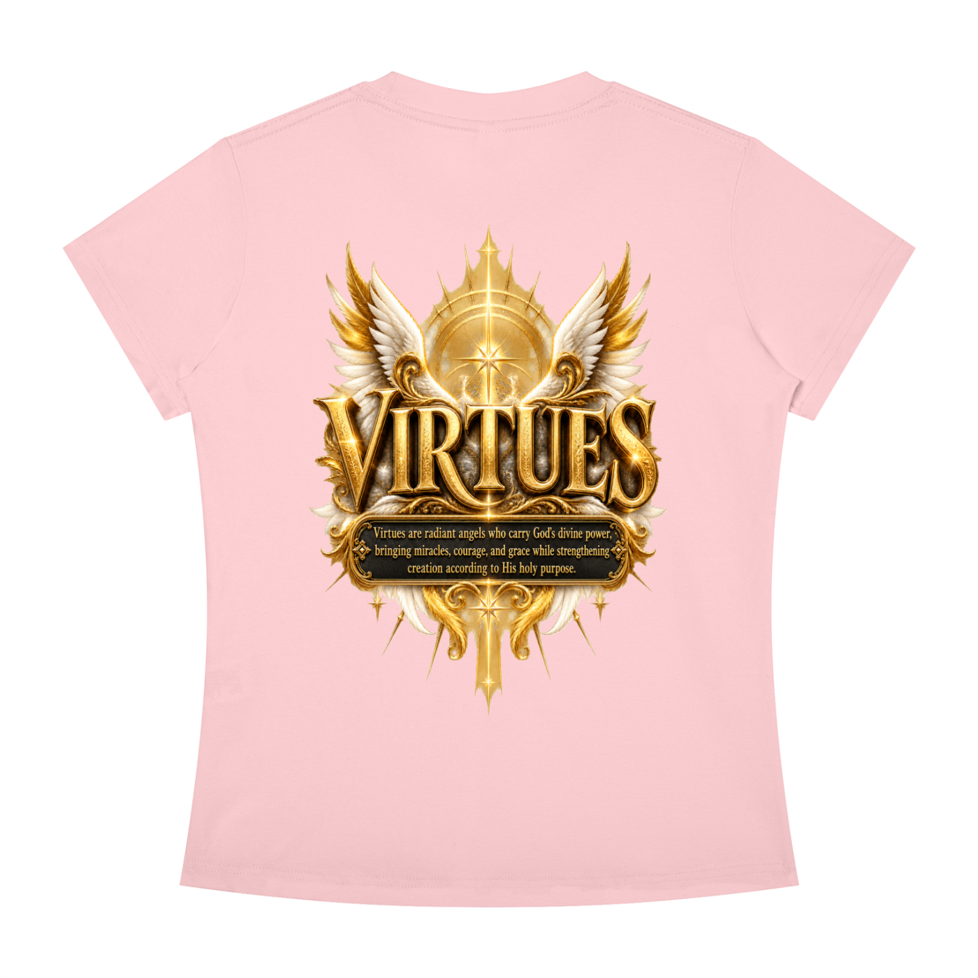 Jubiloré "Virtues" Women's Slim Fit Crewneck T-Shirt