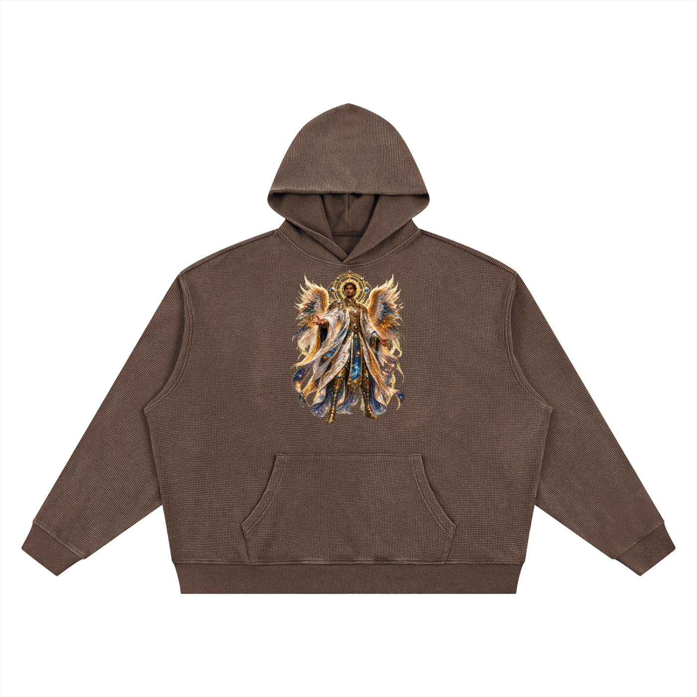 Jubilore "Principalities" Unisex Vintage Wash Waffle Boxy Hoodie