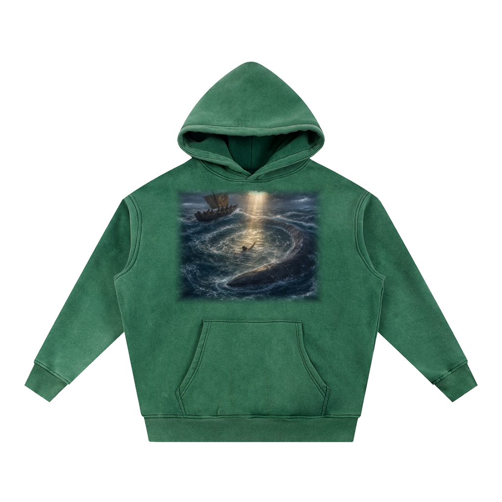 Jubilore "Jonah" Snow Wash Fleece Oversize Hoodie