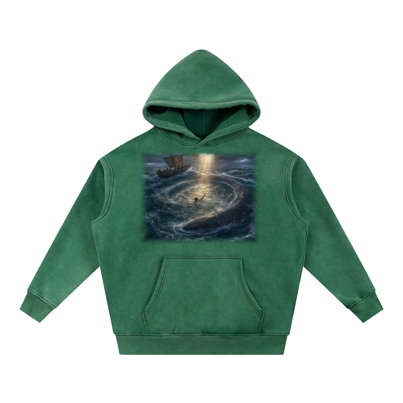 Jubilore "Jonah" Snow Wash Fleece Oversize Hoodie
