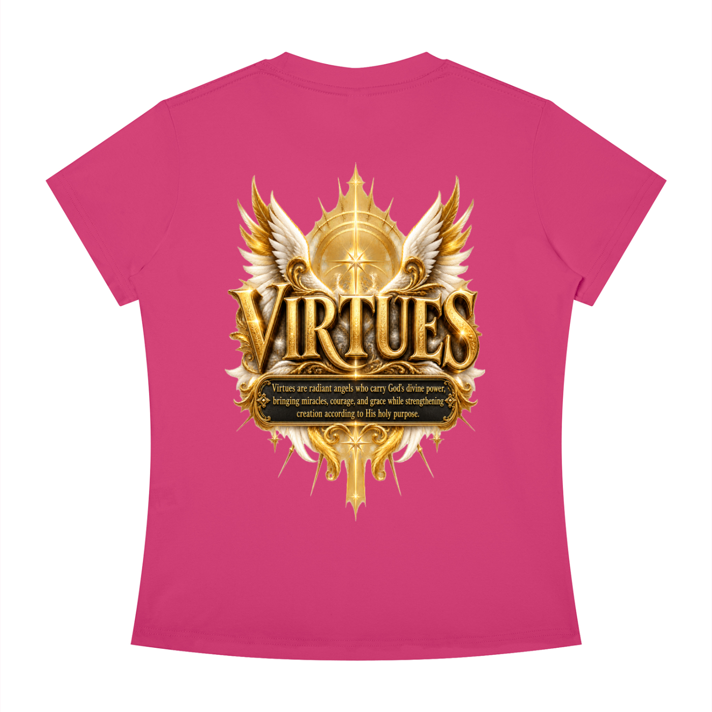 Jubiloré "Virtues" Women's Slim Fit Crewneck T-Shirt