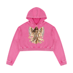 Jubiloré "Powers" Women’s Mineral Washed Crop Hoodie