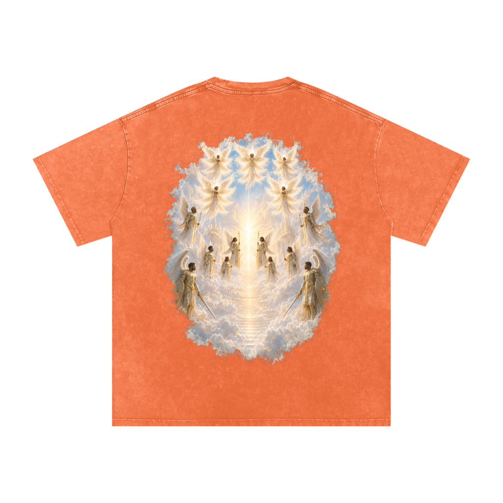 Jubilore Snow Washed Oversized Cotton T-Shirt