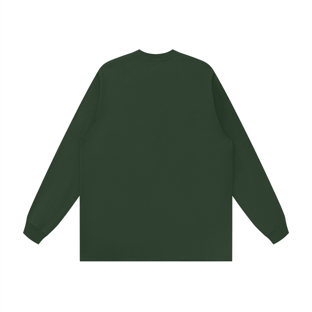 Jubilore "NAA" Unisex Raw Hem Long Sleeve T-Shirt
