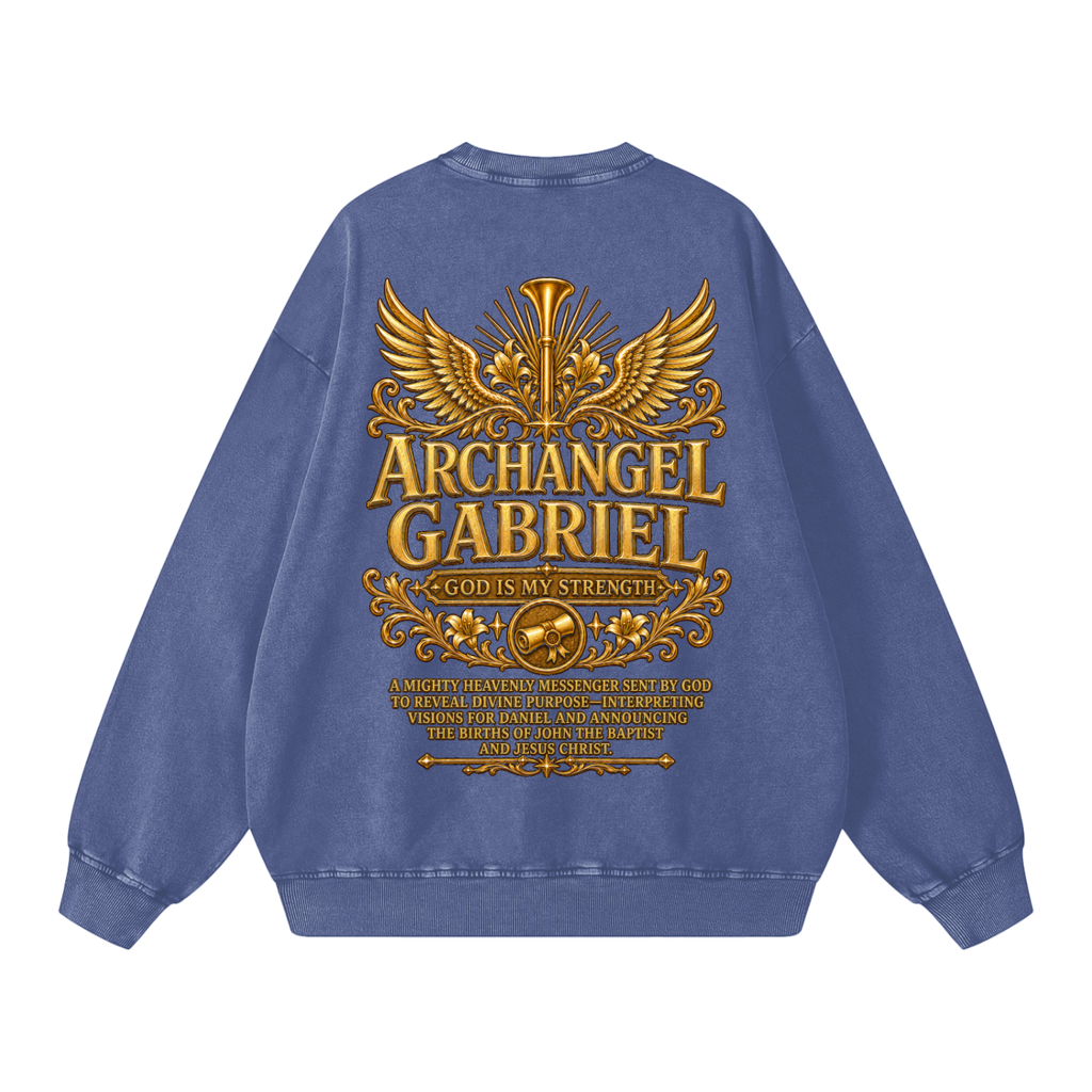 Jubilore "Gabriel" Snow Washed Oversized Sweatshirt