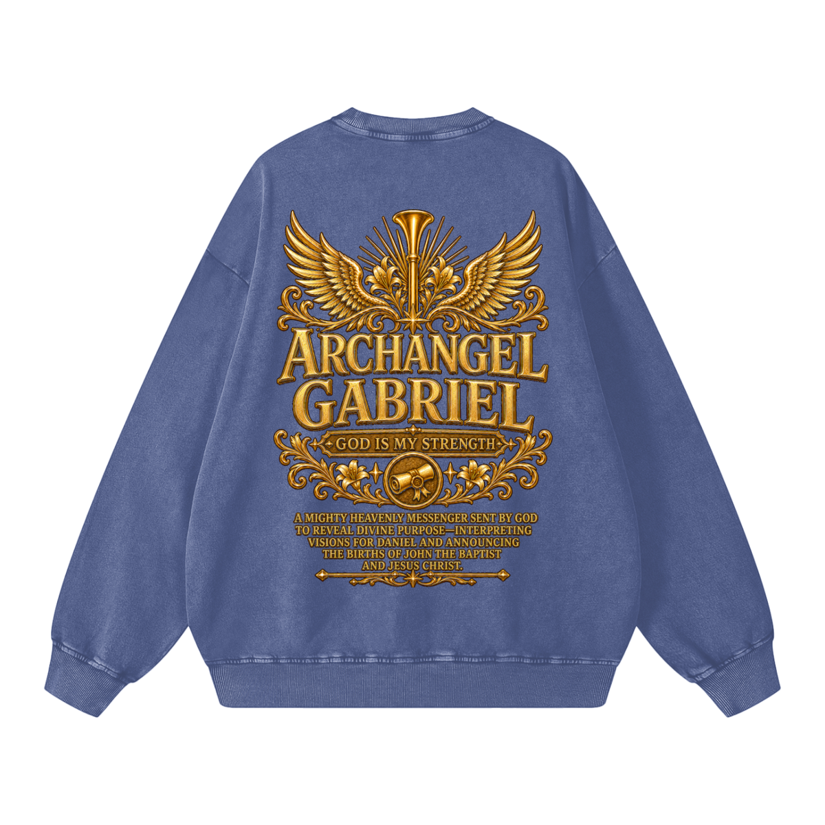 Jubilore "Gabriel" Snow Washed Oversized Sweatshirt