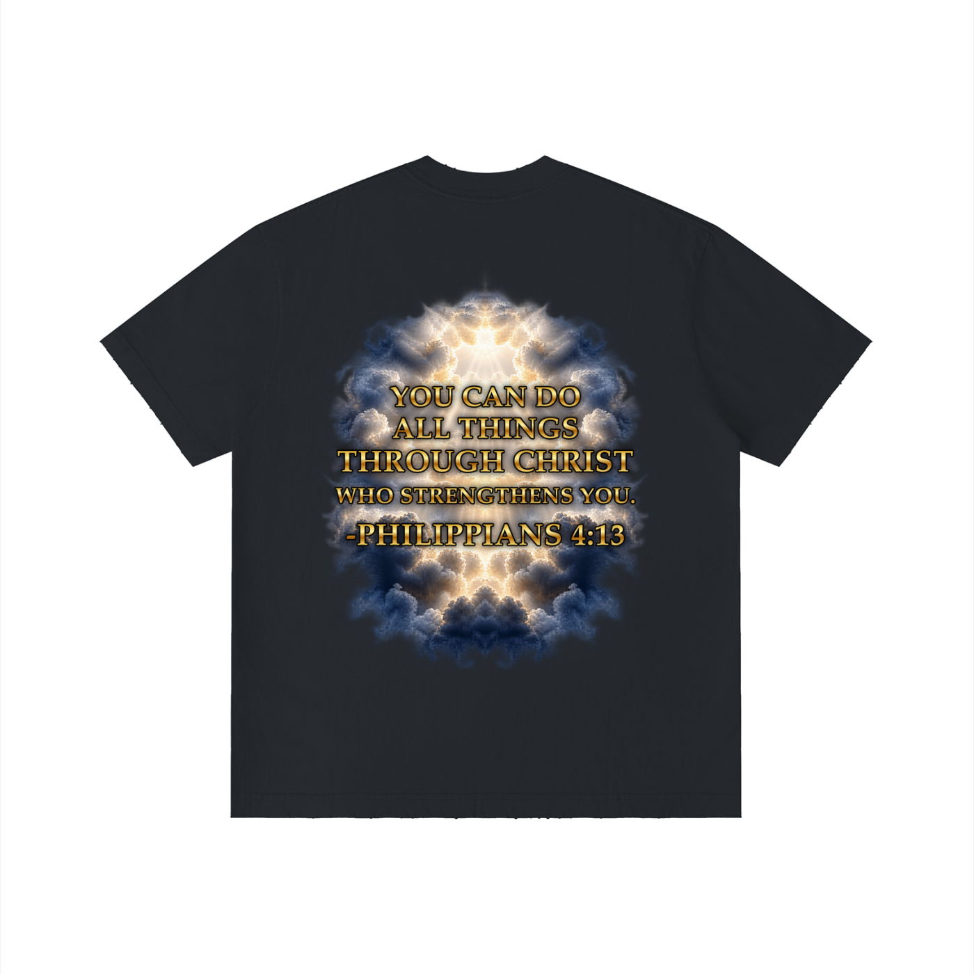 Jubilore "Christ Saves" Unisex Vintage Wash Distressed T-Shirt
