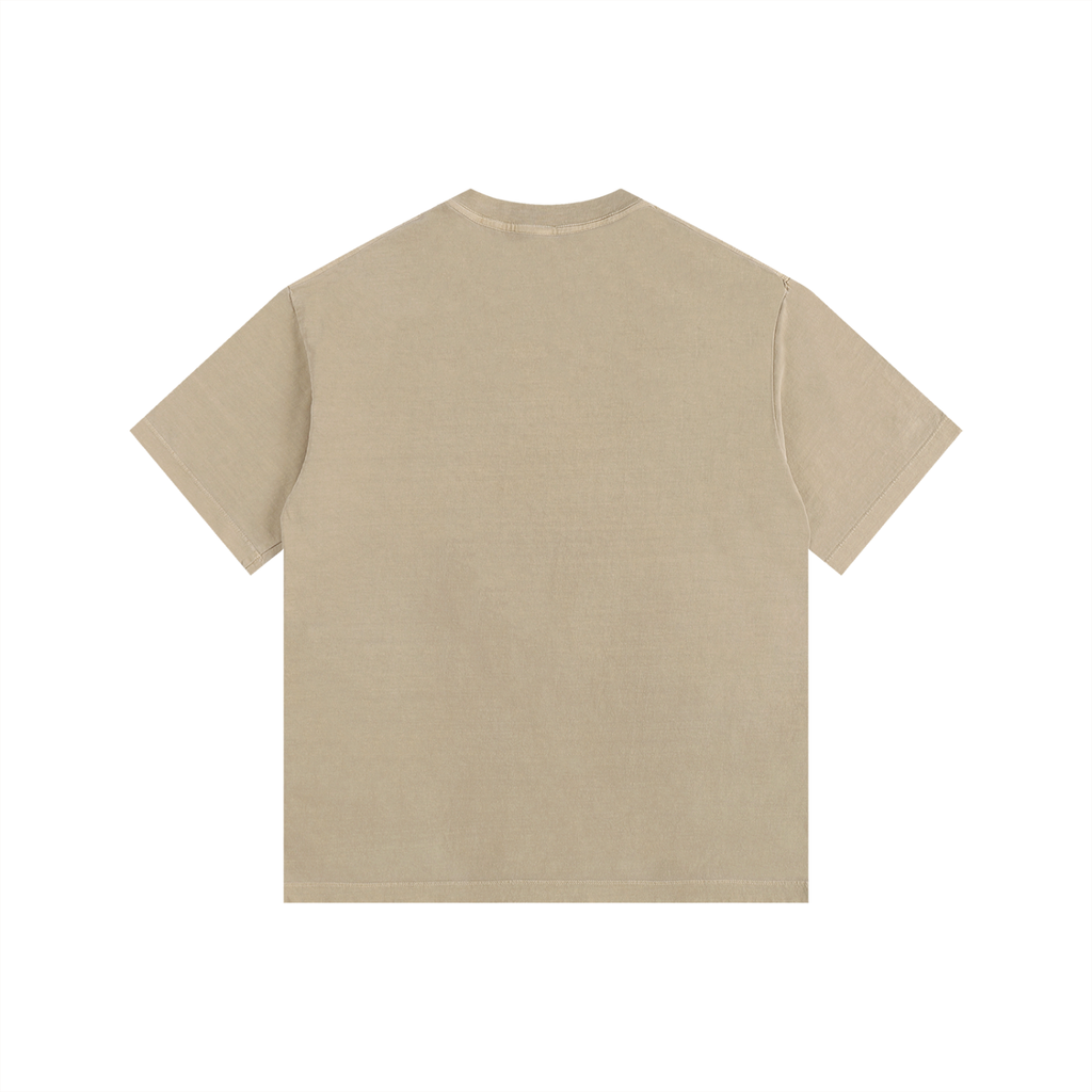 Jubilore "CA" Vintage Washed Oversized Cotton T-Shirt