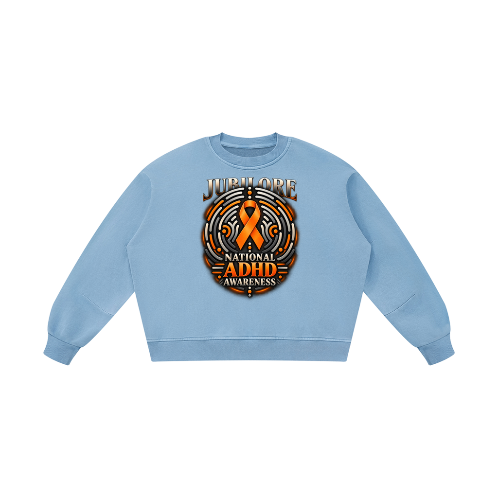 Jubilore "NAA" Unisex Boxy Vintage Washed Sweatshirt