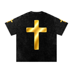 Jubilore "Jesus Is LORD" Snow Washed Oversized Cotton T-Shirt