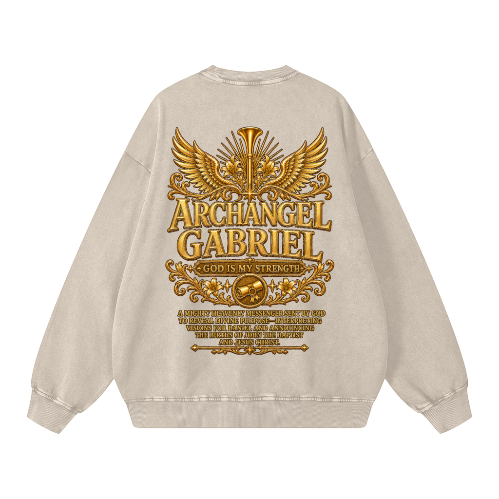 Jubilore "Gabriel" Snow Washed Oversized Sweatshirt