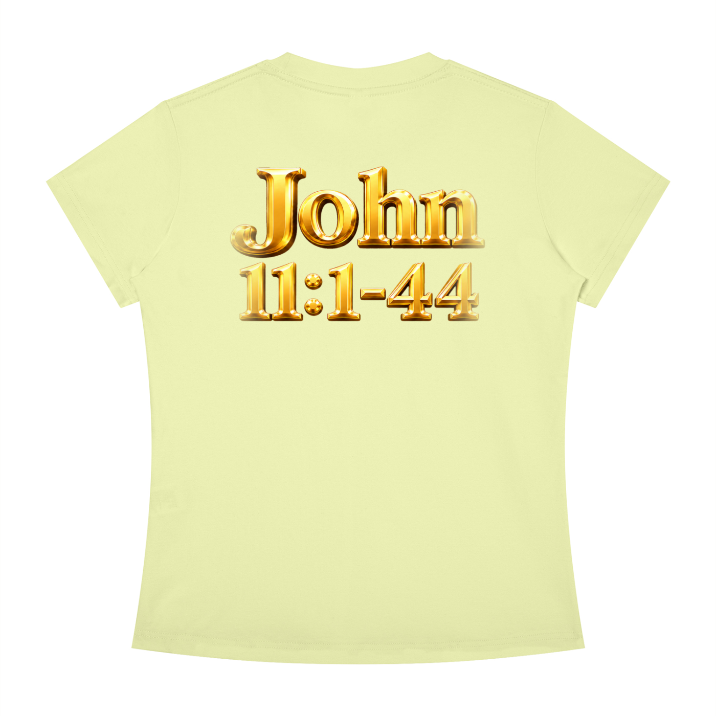 Jubiloré “Jesus Resurrects Lazarus” Women's Slim Fit Crewneck T-Shirt