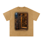 Jubilore “Moses” Snow Washed Oversized Cotton T-Shirt