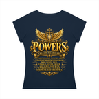 Jubiloré "Powers" Women’s Slim Raglan T-Shirt