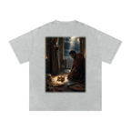 Jubilore “David” Snow Washed Oversized Cotton T-Shirt