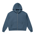 Jubilore Unisex Drop Shoulder Full Zip Hoodie