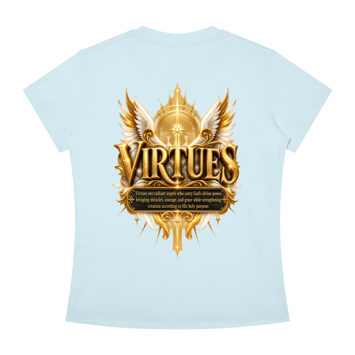 Jubiloré "Virtues" Women's Slim Fit Crewneck T-Shirt